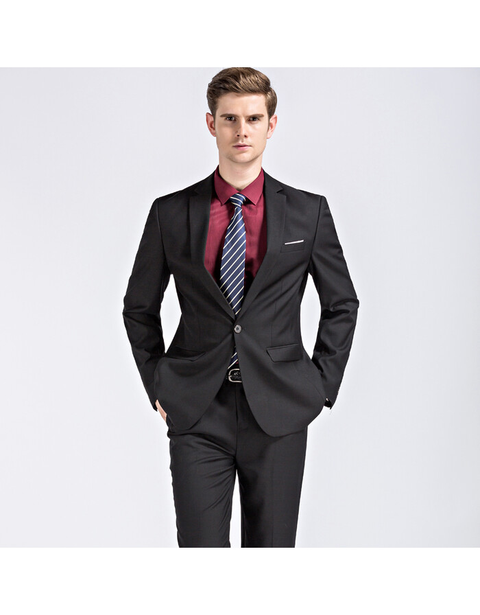 解锁职场魅力：这款纯羊毛西装让你瞬间提升气场！(图1)