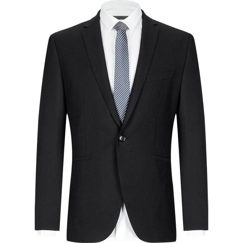 秋冬必备！时尚优雅的黑色西服解锁你的职场魅力！(图1)